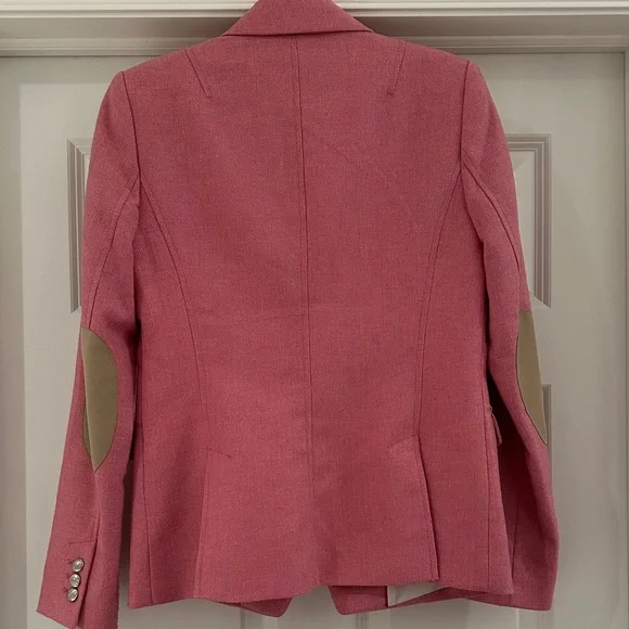 Banana Republic Pink Blazer with Elbow Patches - Picture 5 of 6